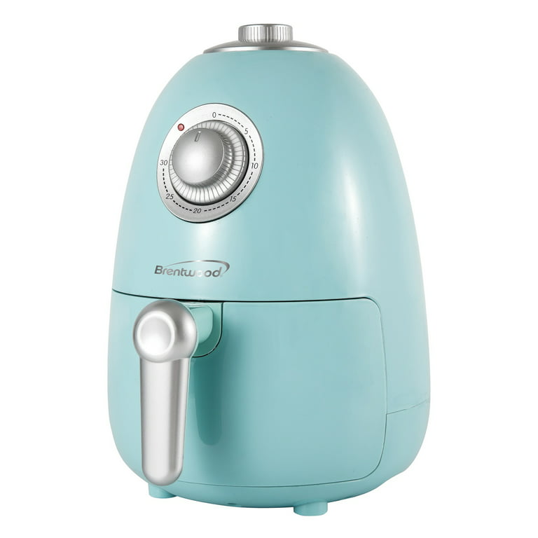 Btwd 2 Quart Small Electric Air Fryer in Blue with Timer and Temperature  Control 