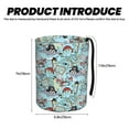 thumbnail image 3 of Wukai Cartoon Pirate Print Car Trash Can - Easy to Clean Hanging Garbage Bin - Removable Liner - Leak-Car Garbage Can - Waterproof Trash Can for Car and SUV, 3 of 7