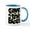 White/Blue Inside, variant on CafePress - Save The Bees Mugs - 11 oz Ceramic Mug - Novelty Coffee Tea Cup