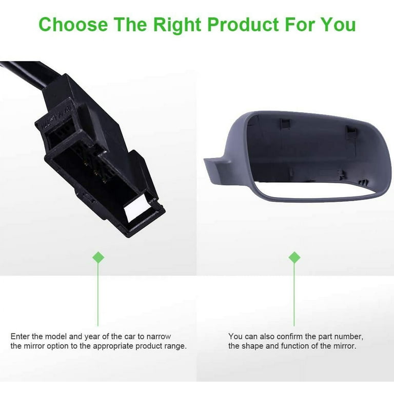 SCITOO Left and Right Side Mirrors Fit Compatible with 1999-2010