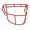 SCARLET, variant on VENGEANCE ROPO-SW-TRAD-NB FACEMASK Carbon Steel / Gray