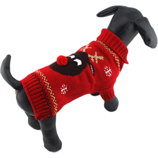 Dog christmas hotsell sweater large
