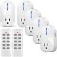 thumbnail image 1 of Wireless Outlet Switch with Remote Control - Wirelessly Turn Power On Off Wireless Electrical Outlet Plug for Household, 1 of 5