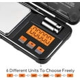 thumbnail image 2 of Durable Digital Scale, 200g Capacity x 0.01g Resolution, Features Transparent Protective Cover And Shell Design, 2 of 5