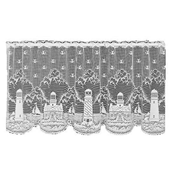 Heritage Lace 6140W-6030 60 x 30 in. Lighthouse Tier - White