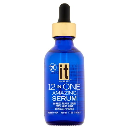 It Haircare 12-in-One Amazing Serum, Frizz Repair & Shine Enhancing, 1.7 oz