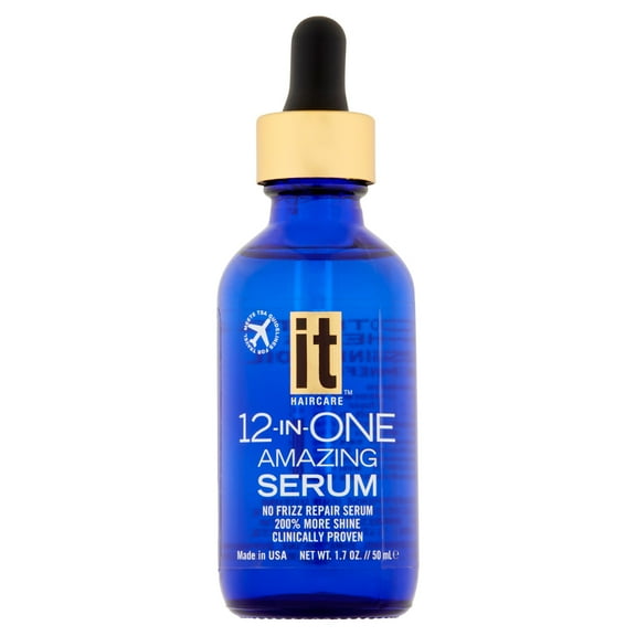 It Haircare 12-in-One Amazing Serum, Frizz Repair & Shine Enhancing, 1.7 oz