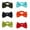 01-6 PCS (One Of Each Color), variant on 6 PCS Men Solid Knitted Crochet Adjustable Pre-tied Bowtie Party Wedding Bow Tie