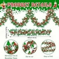 thumbnail image 3 of YOHAVEN Christmas Tinsel Garland 10ft Hairy Strips for Christmas Tree Decoration Door Hanging Wall Hanging Winter Decor for Christmas Home Christmas Decor Holiday Party Decorations, 3 of 9