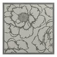 thumbnail image 3 of Unique Loom Outdoor Botanical Collection Area Rug - Rose (6' 1" Square Gray/Silver), 3 of 7