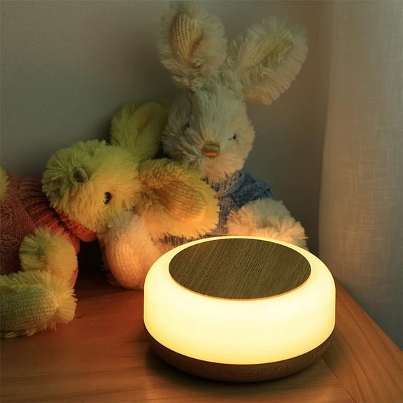 Nursery Night Light, Baby Night Light with Dimmable 3 Color Light LED Bedside Touch Lamp for Kids Breastfeeding Nightstand Light