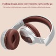 thumbnail image 5 of Latrodar Wireless Bluetooth Headphones Over Ear With RGB Enduring Use Foldable Headset Brown 8x7.4 Inch Home Gadgets, 5 of 5