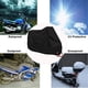 thumbnail image 3 of Cubierta para motocicleta XXXXL Cubierta para scooter para interiores y exteriores Cubiertas para motocicleta transpirables Cubierta de color negro Agujeros de cerradura, 3 of 5