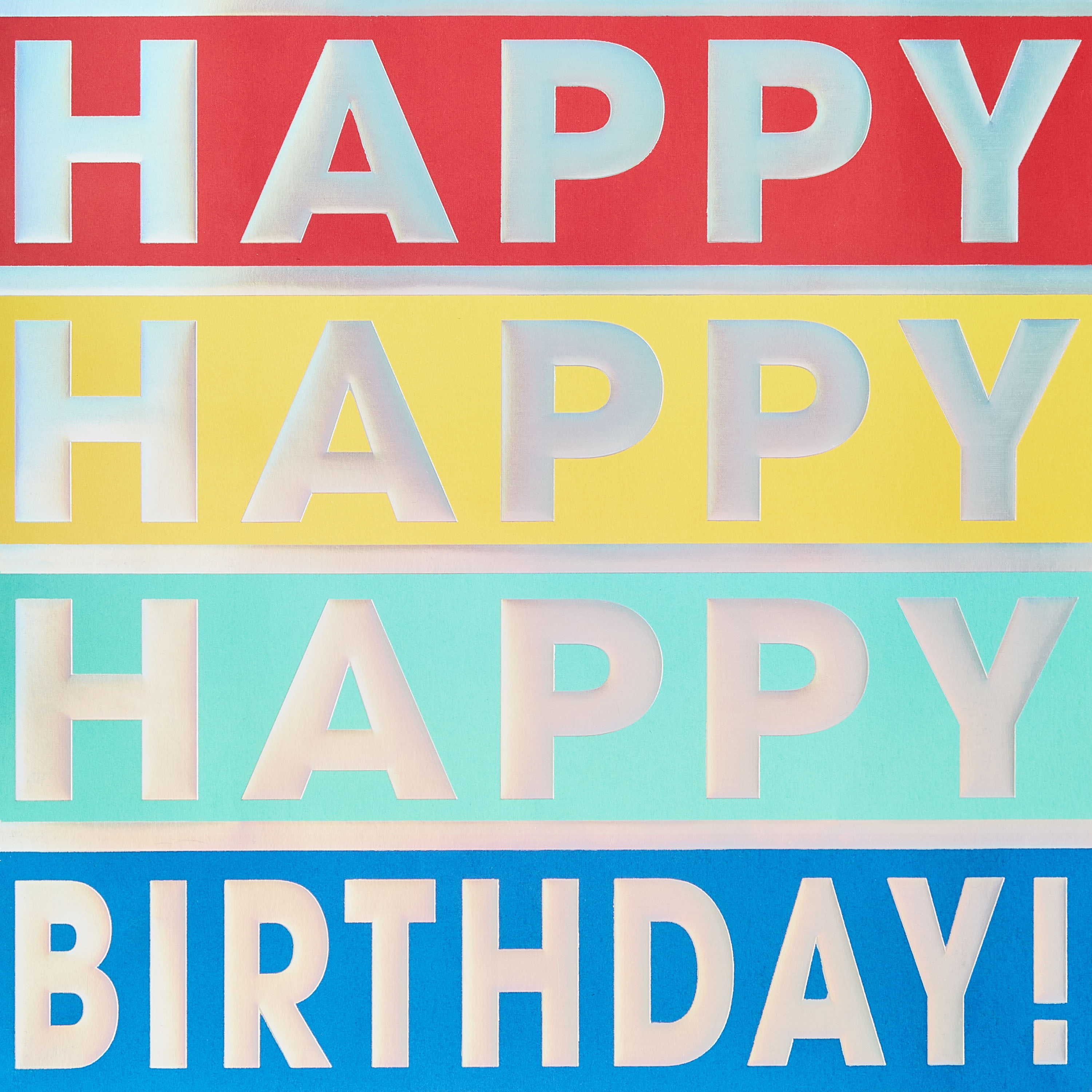 Large Multicolor Rainbow Happy Birthday Gift Bag, 10" x 12", by Way To Celebrate