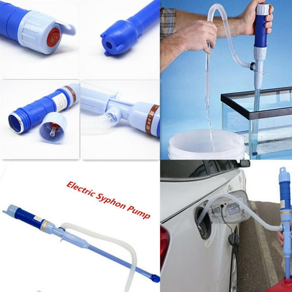 Car Diesel Fuel Water Natural Gas Siphon Air Pump Hose Electric Battery Siphon Oil Hand Pump -