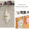 thumbnail image 2 of Coolnut Spring Yellow Birds Flower Hand Towels 2 PCS, Pink Floral Branch Kitchen Towel Ultra Soft and Highly Absorbent,Decorative Fingertip Face Towel for Bathroom Hotel, 28.3"x 14.4", 2 of 5