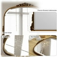 thumbnail image 3 of Easy4Home 36"x27" Vintage Mirror Arched Decorative Wall Mirror, Antique Gold, 3 of 6