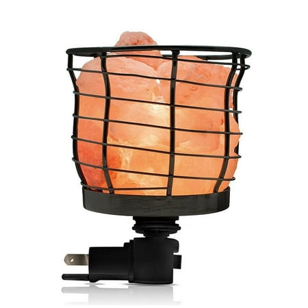 

Himalayan Glow Basket Style Night Light Wall Plug-in 360 Rotatable