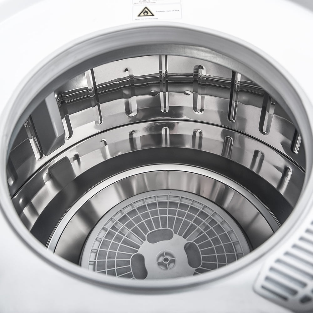 Private Jungle 2.65 Cu.Ft Compact Laundry Dryer, 9 LBS Capacity Clothes Dryer with 1400W Drying Power, Easy Control Compact Tumble Dryer