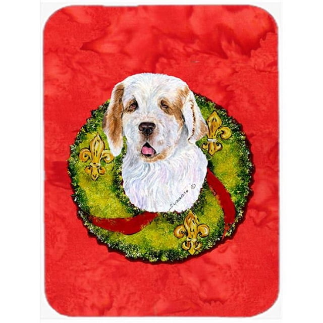 Carolines Treasures SS4189LCB Clumber Spaniel- Glass Cutting Board - Large
