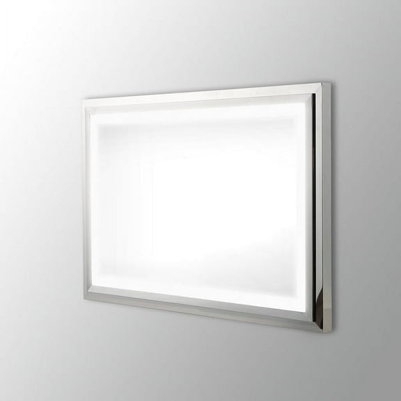 Modern Mirrors Eclipse Lighted Bathroom Vanity Mirror, Wall Mirror with Dimmable Daylight LED Lighting