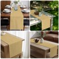 thumbnail image 5 of Yellow Table Runner 90 Inches Long, Dining Table Runners Dresser Scarves, Rustic Farmhouse Solid Color Kitchen Coffee Tablerunner for Tabletop Party Birthday Holiday Wedding Baby Shower 13"x90", 5 of 8