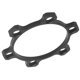 thumbnail image 5 of Base de conversión de disco de freno de bicicleta de conversión de cubo de rueda trasera de bicicleta de montaña de 142-148MM, 5 of 15