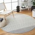 thumbnail image 2 of SAFAVIEH Vermont Wyatt Geometric Area Rug, Ivory/Black, 6' x 6' Round, 2 of 8