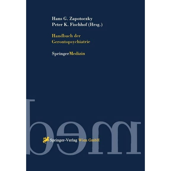 Handbuch Der Gerontopsychiatrie, (Paperback)