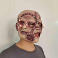 thumbnail image 1 of Máscara de Halloween Yinane Casco de tres caras para carnaval, 1 of 8