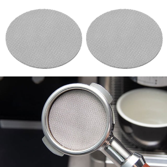 2 Pcs Écran de Galette Espresso, Acier Inoxydable Réutilisable Professionnel pour Filtre à Café Portafiltre Accessoires de Panier Filtrant