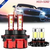 H13 High&Low Beam 5202 Fog Light for GMC Yukon XL 1500 2007-2014 LED Headlight Bulbs 4pcs