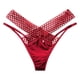 thumbnail image 1 of Gibobby Lencería para mujer sexy tangas Ropa interior de mujer Tangas Encaje Bikini Bragas G String Tanga Stretch Ladie Breve Tanga(Vino, Talla única), 1 of 5