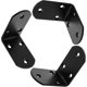 thumbnail image 4 of Soporte en L negro de 16cs, soporte de esquina resistente de 2,5x 2,5 pulgadas para estantes, soportes de ángulo de 90 grados de metal, soportes de esquina de pared para libros de muebles de made, 4 of 5