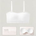 thumbnail image 5 of Wutalume Strapless Bras for Women with Removable Straps - Convertible Multi-Way Bandeau Bra, Strapless Bra for Wedding or Party,White 38, 5 of 7