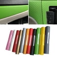 thumbnail image 4 of Soumake 20x127cm Car Styling DIY Carbon Fiber Wrap Film Motorcycle Auto Sticker Decal, 4 of 8