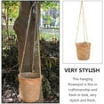 thumbnail image 7 of 3-Piece Hand-Woven Storage Basket Wicker Hanging Flower Pot Basket Plant Basket Indk8242, 7 of 7
