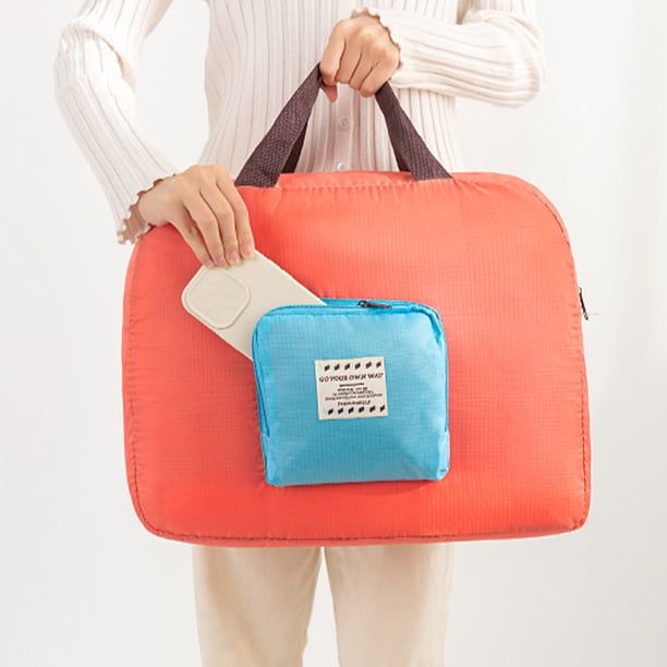 Bolsa de Viaje Plegable | Bolso Grande y Ligero para Gimnasio, Ideal para Hombres y Mujeres | Equipaje de Fin de Semana Ideal para Aerolíneas | Bolsa Deportiva de Tela Oxford para Senderismo, Camping