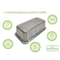 thumbnail image 3 of KitchenDance Disposable Aluminum Loaf Pans (50, 1.5 Pound, 3 of 3