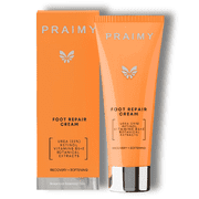 PRAIMY Foot Repair Cream - Therapeutic & Hydrating Urea & Grapefruit Cream for Cracked Heels & Diabetes, 3.3 fl oz