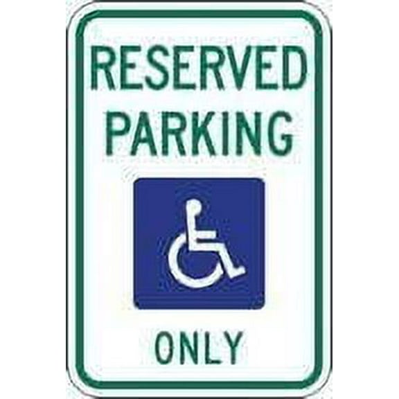 New Metal Sign Aluminum Sign Michigan State Handicap Parking Sign for Outdoor & Indoor 12" x 8"