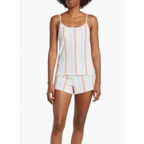 Calvin Klein Women`s Logo Cotton Stretch Pajama 2 Piece Set