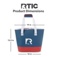 thumbnail image 6 of RTIC Ultra-Tough Tote Bag, 25 Ltr Fully Waterproof Bag, Patriot, 6 of 7