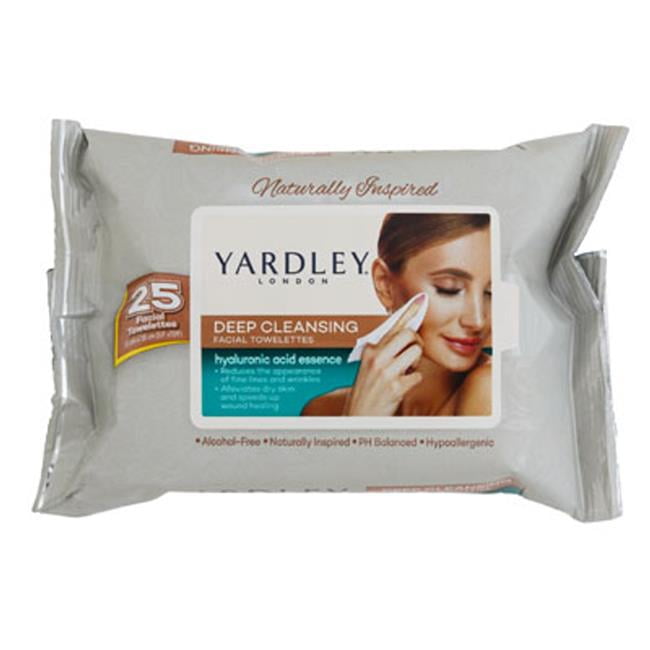 Regent Products 667485 Yardley Hyaluronic Acid Essence Facial Wipes