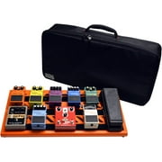 Gator Cases Large Aluminum Guitar Pedal Board with Carry Bag - British Orange