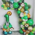 thumbnail image 2 of Juego de ramo de globos con temática de Inside Out, suministros para fiestas de cumpleaños 1.º y 2.º, globos de látex coloridos para niñas y niños, decoración para el hogar y exteriores, 2 of 5