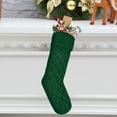 thumbnail image 2 of Twinkseal  Christmas Stockings, 18 Inches Large Size Christmas Stockings Cable Knitted Stocking Gifts, 2 of 4