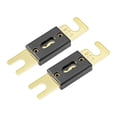 thumbnail image 5 of Fusible ANL de 80Amp Uxcell DC 32 Volt para amplificador de audio de automóvil, reemplazo de inversor, metal negro, 2 piezas, 5 of 5