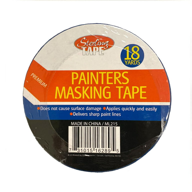 Brixwell PT11260B Pro Blue Painters Masking Tape 1-1/2 Inch x 60