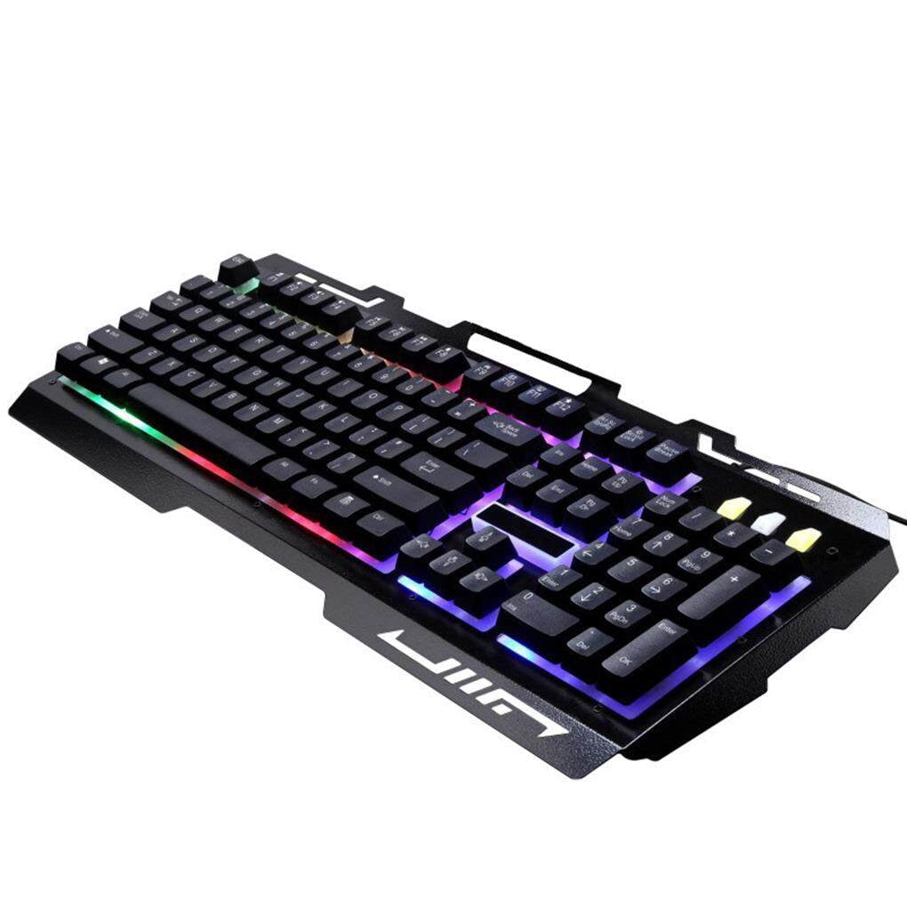 Gaming Keyboard mechanical hand metal Backlight Keyboard Mechanical Backlit Keyboard USB Wired Mobile Phone Bracket for Laptop PC